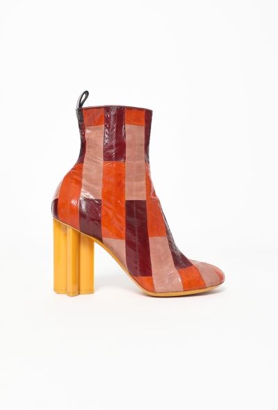Louis Vuitton S/S 2015 'Swinging' Patchwork Boots - 1