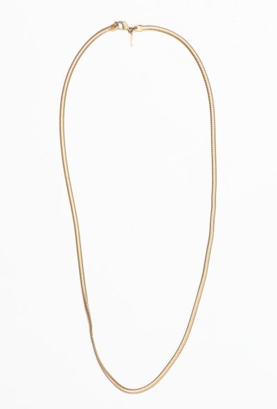 Saint Laurent Vintage Gold Chain Necklace - 1
