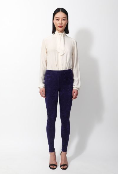 Alaïa Velvet Leggings - 1