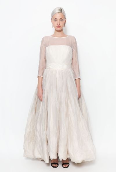 Dolce & Gabbana STUNNING Vintage Organza Bridal Gown - 1
