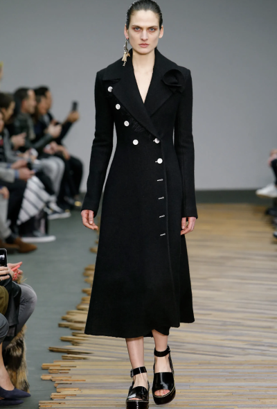 Céline CAMPAIGN F/W 2014 Contrast Wool Coat - 2