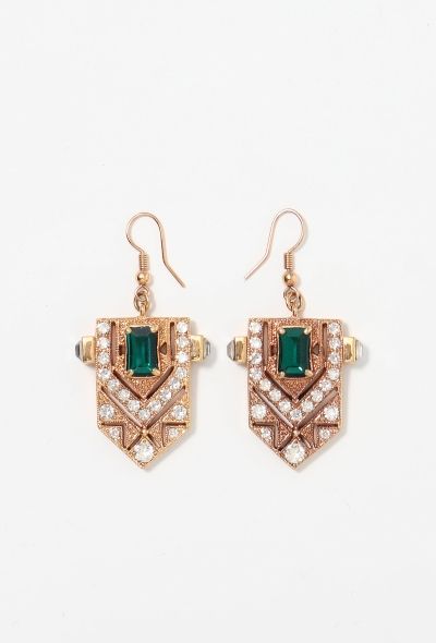 Modern Designers Mawi Deco Crest Earrings - 1