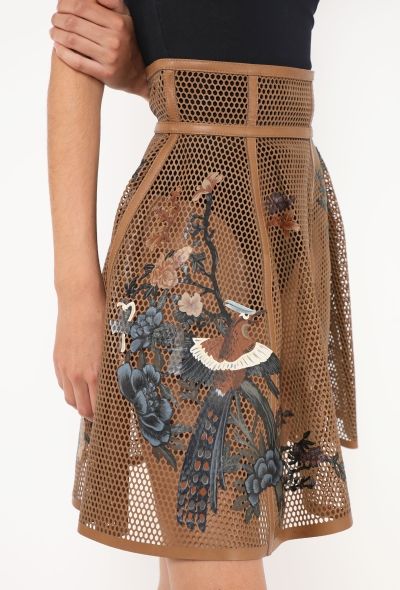 Dior STUNNING 2022 Hand-Painted Honeycomb Skirt - 1