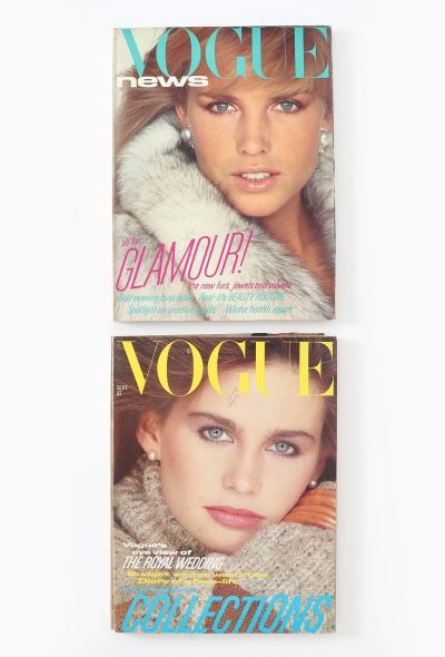 VOGUE UK 1981 Demarchelier Autumn Set - 1