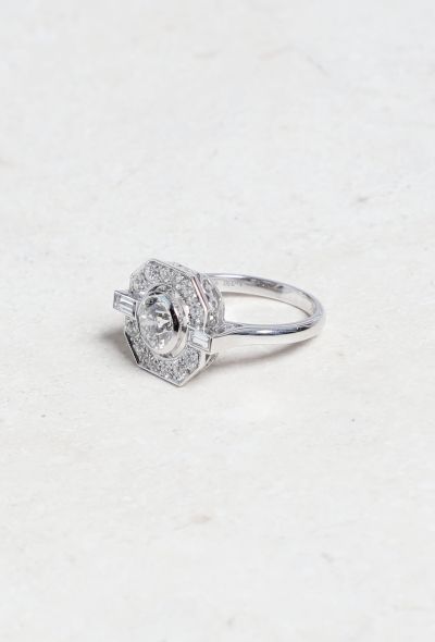 Mellerio 18k White Gold & Diamond Ring - 2