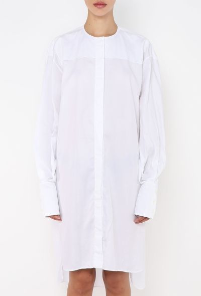Céline Contrast Stitch Cotton Tunic - 1