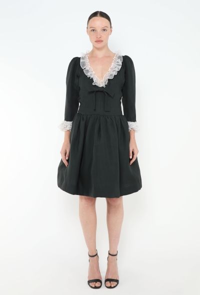 Saint Laurent RARE 1960s Haute Couture Babydoll Dress - 1