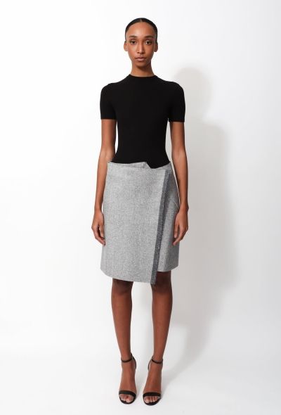 Céline Felt Wrap Skirt - 1