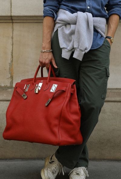 Hermès Togo Haut à Courroies 50 - 1