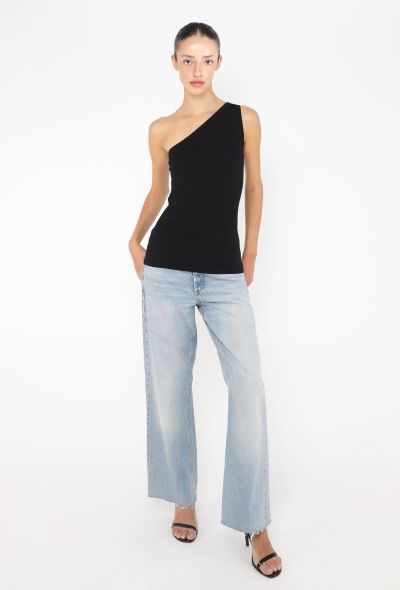 Toteme 2025 One-Shoulder Ribbed Top - 1