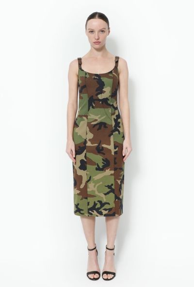 Dior Iconic S/S 2001 Camouflage Cotton Dress - 1
