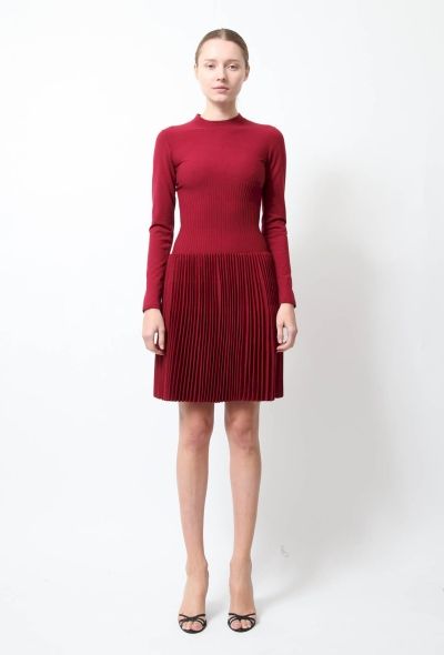 Alaïa Pleated Skater Dress - 1
