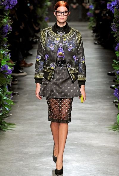 Givenchy F/W 2011 Black Rim Eyeglasses - 2