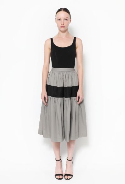 Saint Laurent Late '70s Cotton Peasant Skirt - 1