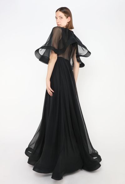 Valentino Couture Spring 2010 Silk Cape Gown - 1