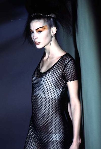 Karl Lagerfeld S/S 1997 Crochet Slip - 2