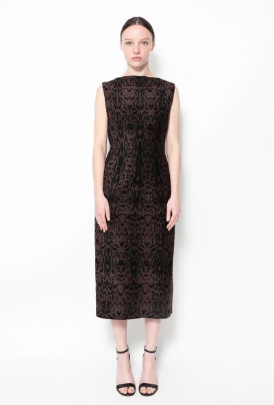Alaïa Intarsia Chenille Dress - 1