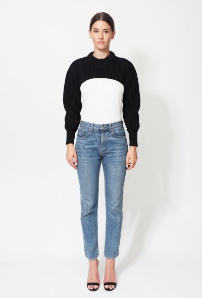 Alexander McQueen 2020 Ultra Cropped Ribbed Top - 2
