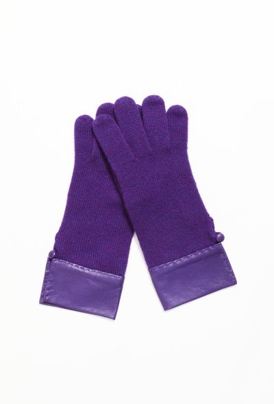 Hermès Cashmere Lambskin Gloves - 1