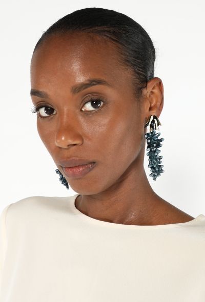 Balenciaga Geometric Drop Earrings - 1