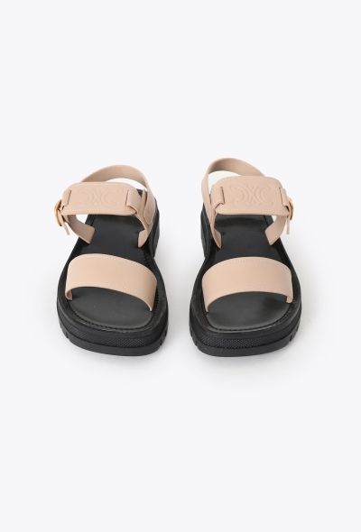 Céline 2023 Clea Triomphe Platform Sandals - 2