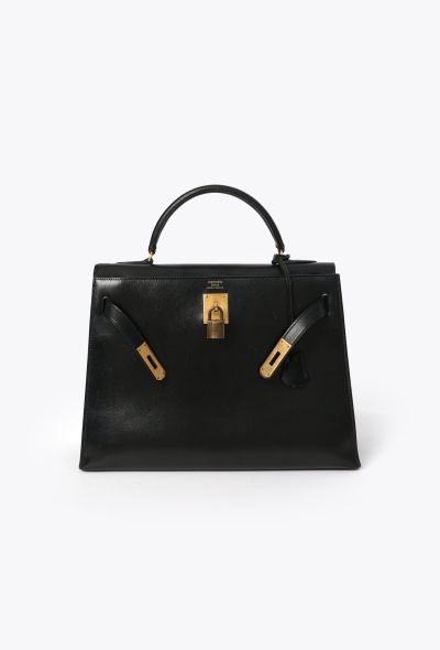 Hermès Vintage Black Box Kelly Sellier 32 - 2