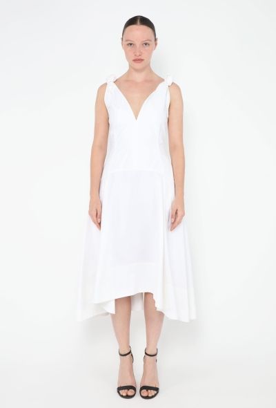Bottega Veneta 2022 Asymmetrical Poplin Dress - 1