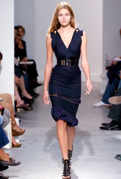 Balenciaga S/S 2005 Spiral Zip Dress - 2