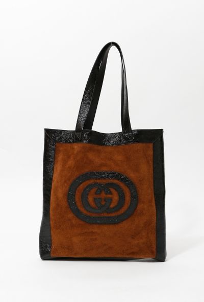 Gucci S/S 2018 Ophidia Suede Tote Bag - 1
