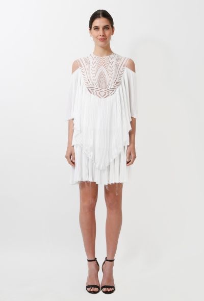 Givenchy S/S 2010 Pleated Lace Dress - 1