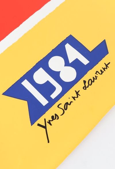 Saint Laurent Rare Original Love Poster, 1984 - 2