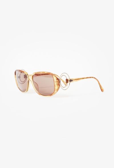 Christian Dior Vintage 'CD' Ellipse Sunglasses - 2