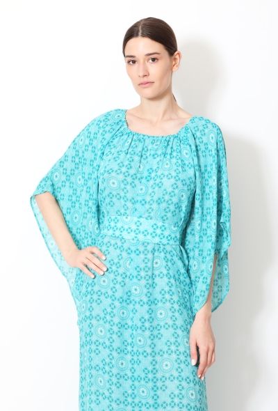 Balmain '70s Belted Crêpe Kaftan - 2