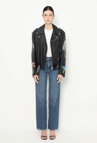 Loewe F/W 2016 Painted Biker Jacket - 1