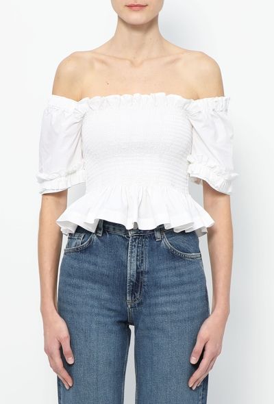 Molly Goddard 2019 Off-Shoulder Top - 1