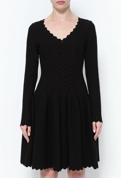 Alaïa Scalloped Skater Dress - 2