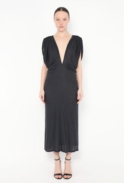 Céline 2016 Plunging Draped Dress - 1