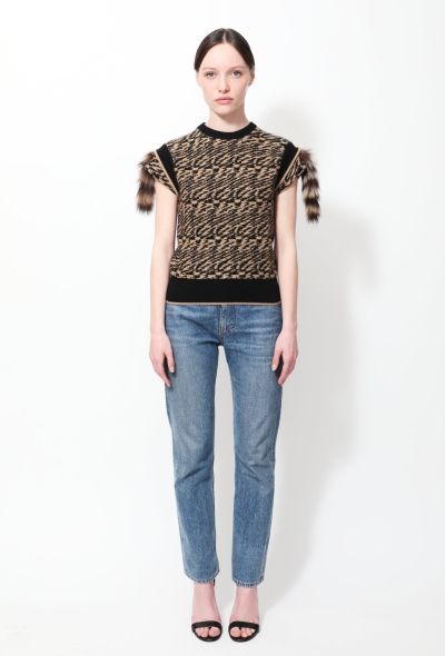 Balenciaga RARE F/W 2000 Cashmere Fur Sweater - 1