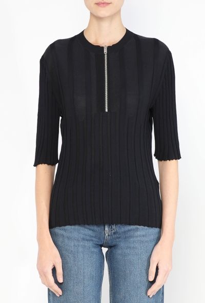 Céline 2016 Ribbed Zip Top - 1