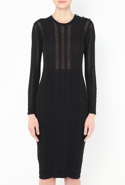 Chanel 2022 Ribbed Bodycon Dress - 2