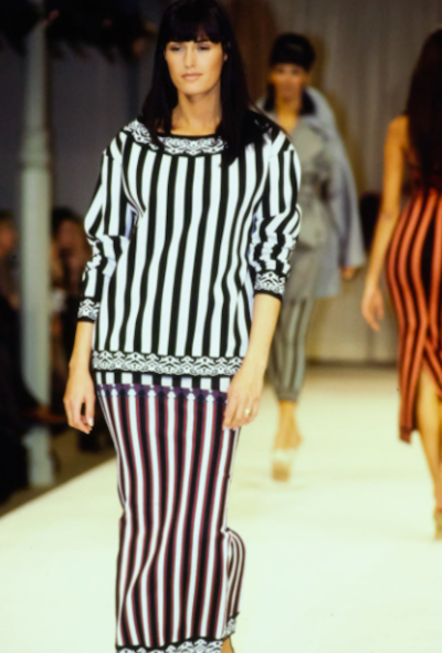 Alaïa COLLECTOR S/S 1992 Striped Knit Ensemble - 2