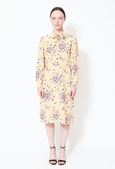 Diane Von Furstenberg '80s Lavallière Silk Dress - 1