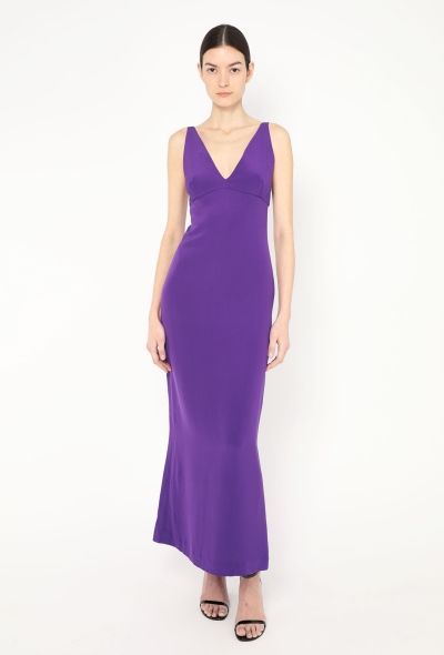 Dolce & Gabbana Late '90s Silk Décolleté Gown - 1