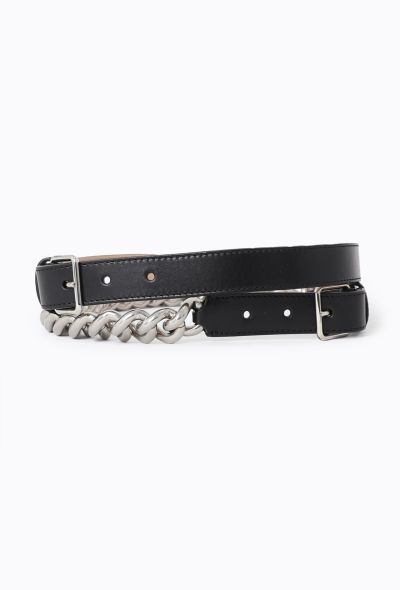 Alexander McQueen Pre-Fall 2022 Layered Chainlink Belt - 1