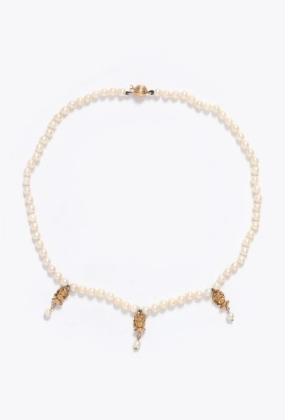 Modern Fine Jewelry Germano Gioielleria 18k Yellow Gold & Pearl Necklace - 1