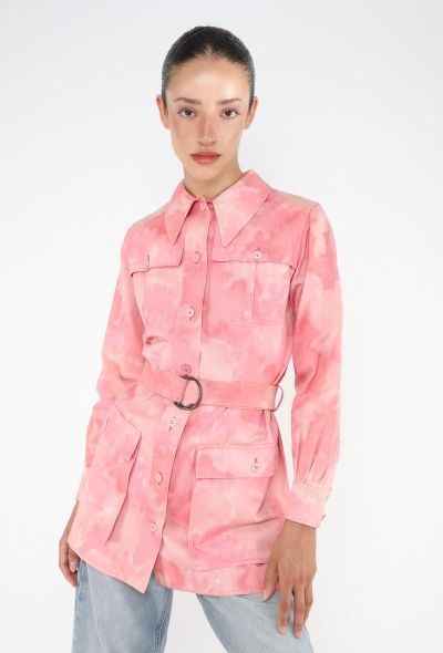 Saint Laurent HIGHLY COLLECTOR 1969 Tie-Dye Safari Jacket - 1