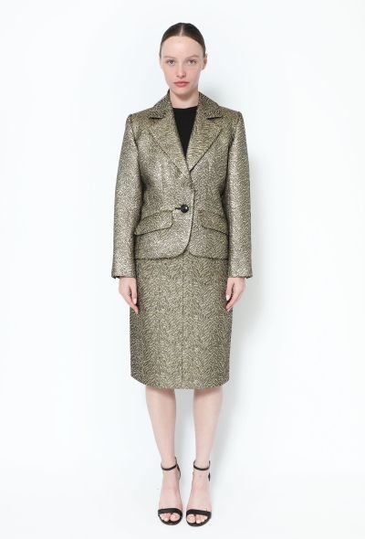 Saint Laurent COLLECTOR 1986 Brocade Skirt Ensemble - 1