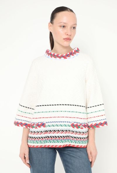 Chanel S/S 2016 Iridescent Chevron Tunic - 1