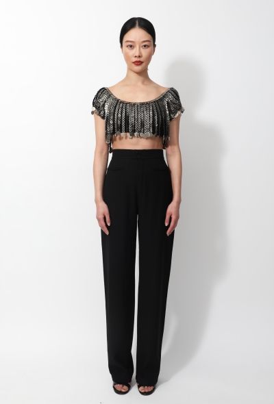 Metallic Crop Top - 2