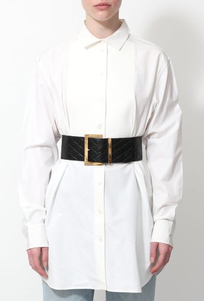 Chanel Quilted 'CC' Leather Belt - 1